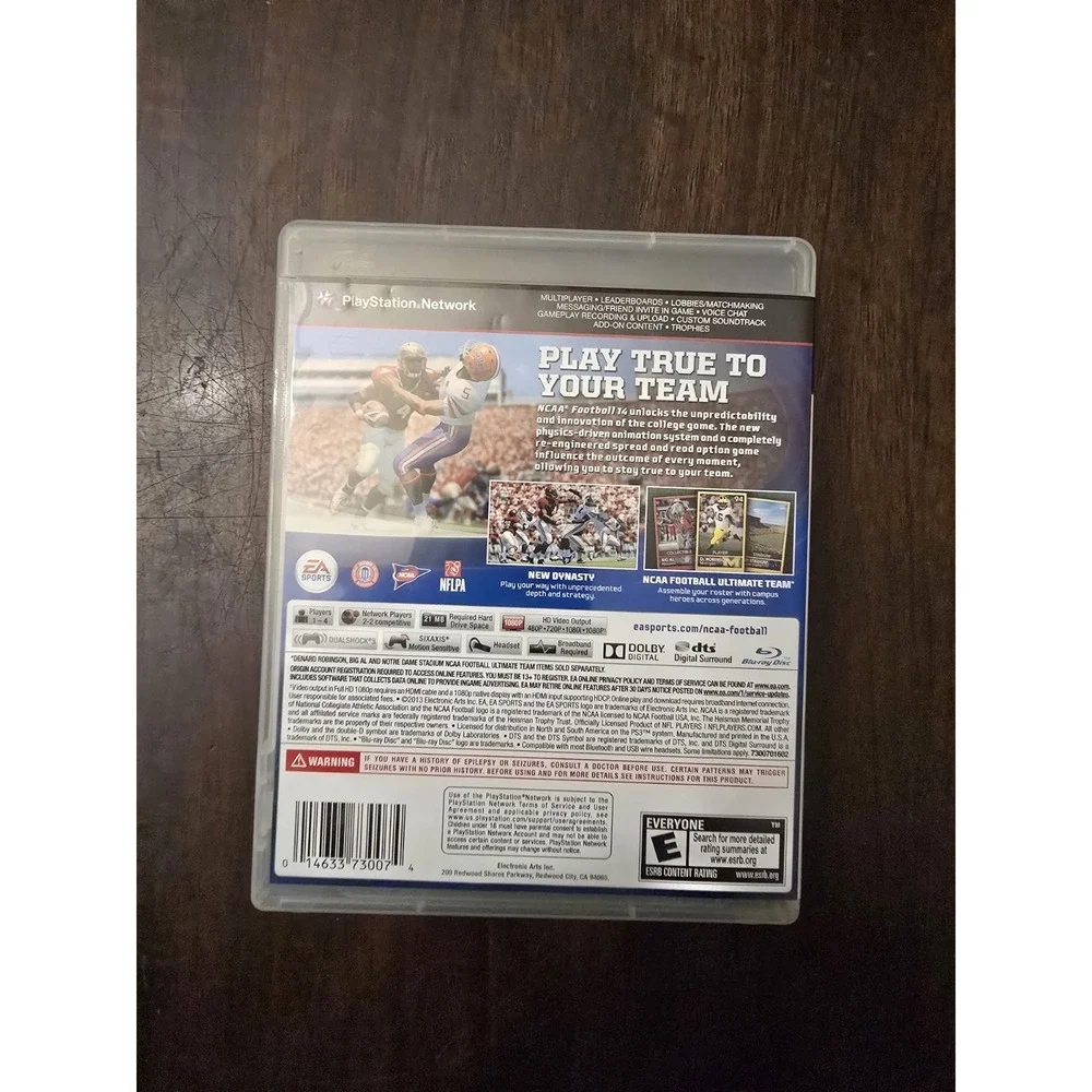 NCAA Football 14 (Sony PlayStation 3) PS3 Complete CIB- College Sports Tested